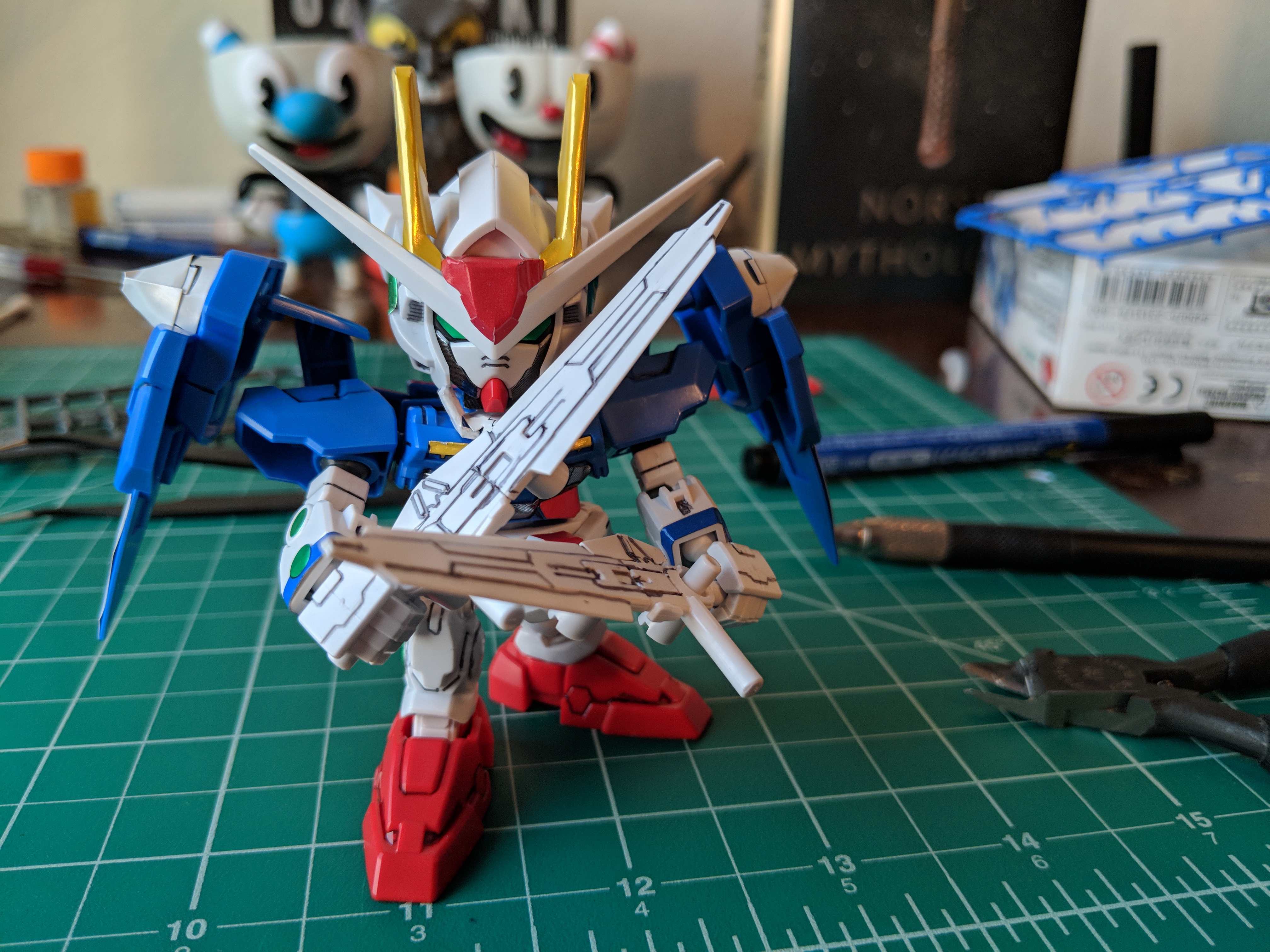 Build & Chill: Ver. Blog #2 – SD-EX 00 Gundam (Continued)